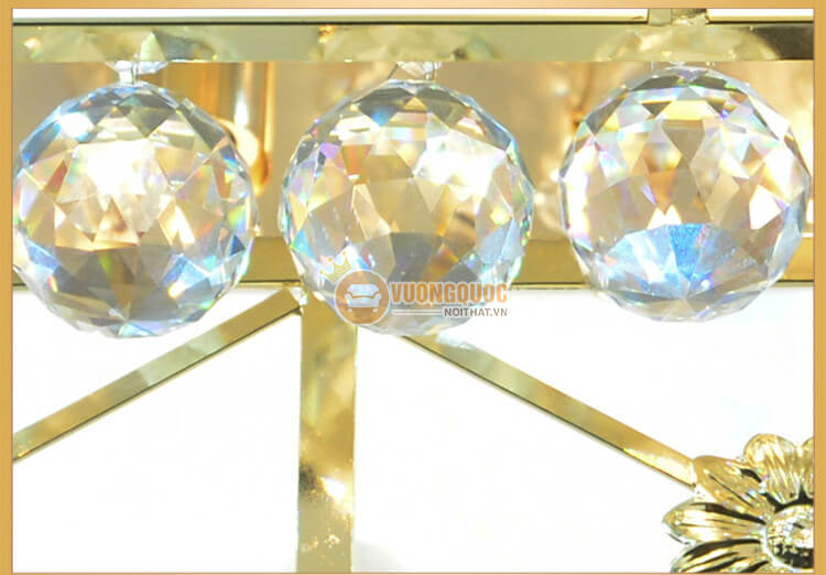 Đèn ốp trần thủy tinh hình chữ nhật cao cấp CM207-9